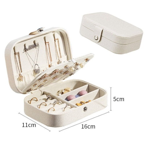 Portable Jewelry Organizer Display Travel Case