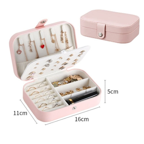 Portable Jewelry Organizer Display Travel Case