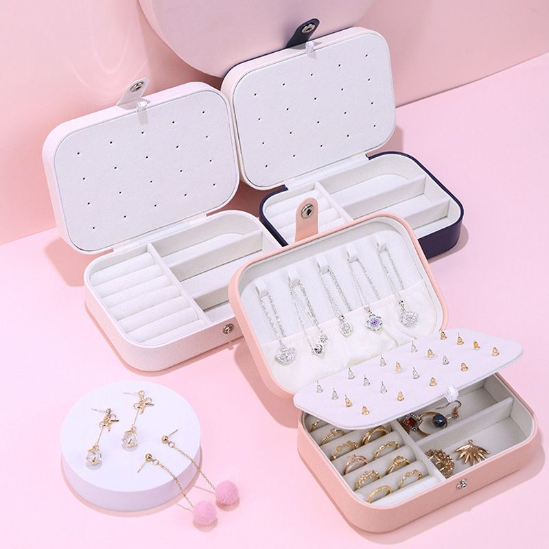 Portable Jewelry Organizer Display Travel Case